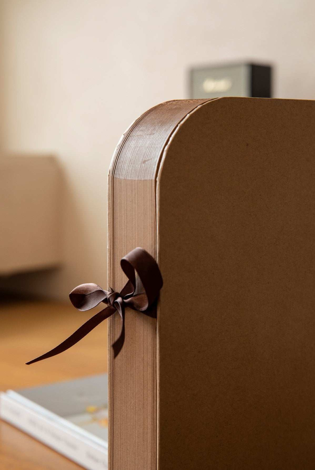 folded stool like book detail zoom ribbon